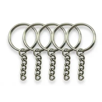 Zincirli Anahtarlık Halkası 30 mm (100'lü)