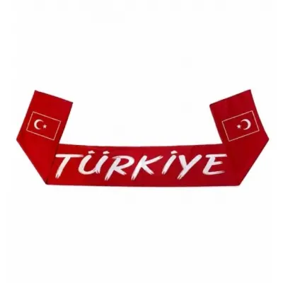 Türkiye El Yazılı Taraftar Atkısı 17x140 cm