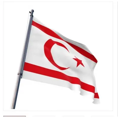K.K.T.C Devleti Gönder Bayrağı 100x150