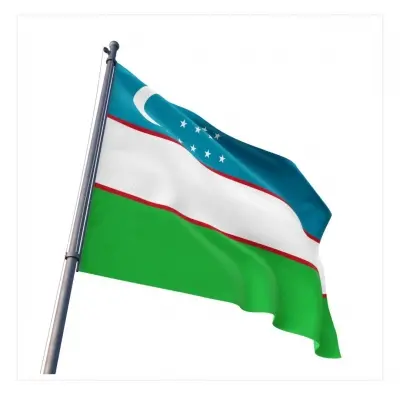 Özbekistan Devleti Gönder Bayrağı 100x150