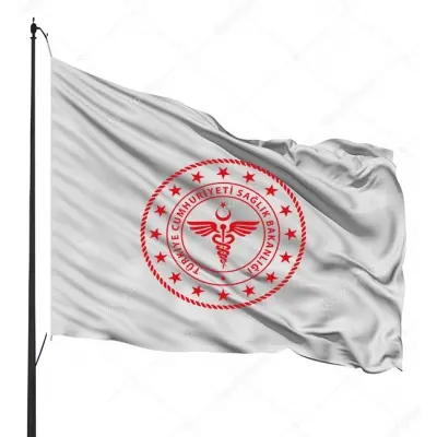 Sağlık Bakanlığı Bayrağı 70x105 cm