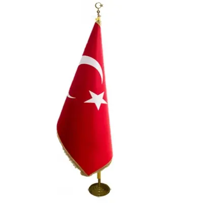 Sarı Makam Bayrağı 225 cm (SİMLİ )