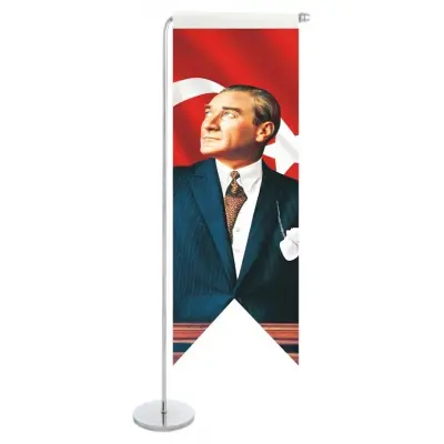 Kırlangıç Atatürk masa bayrağı (10'luk)