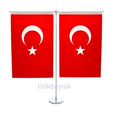 T- Tipi Türk Masa Bayrağı (15'lik)