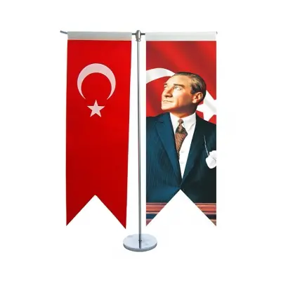 Kırlangıç Atatürk masa bayrağı 