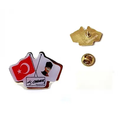 Türk Atatürk Yaka Rozeti (30'lu)