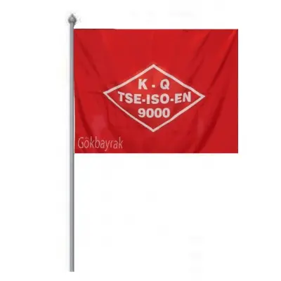 TSE-ISO 9000 Gönder Bayrağı 100x150 cm