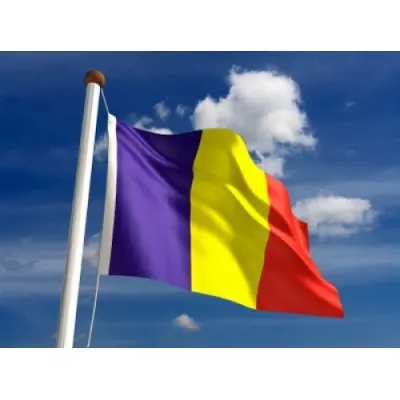 Çad Devleti Gönder Bayrağı 70x105 cm