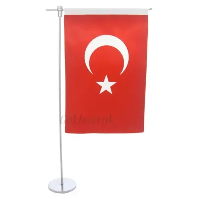 L-Tipi Türk Masa Bayrağı (15 lik )