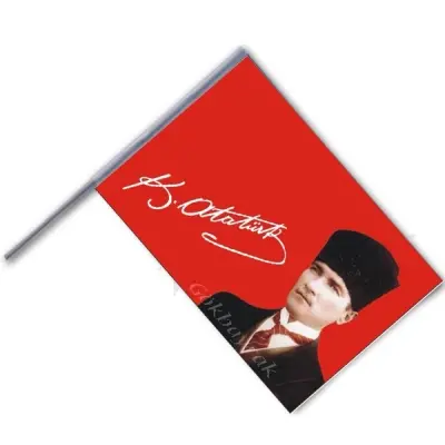 Sopalı Atatürk imzalı Posteri 30x45 cm
