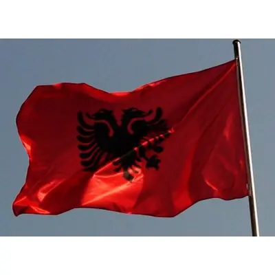 Arnavutluk Devlet Gönder Bayrağı 100x150