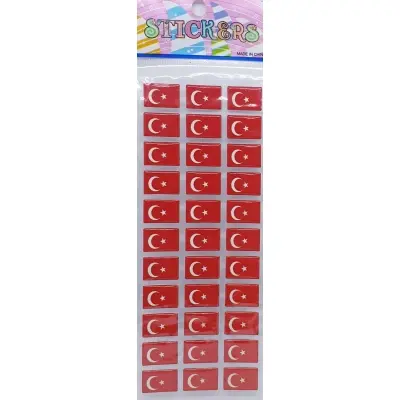 Sticker Bayrak (10'LU)