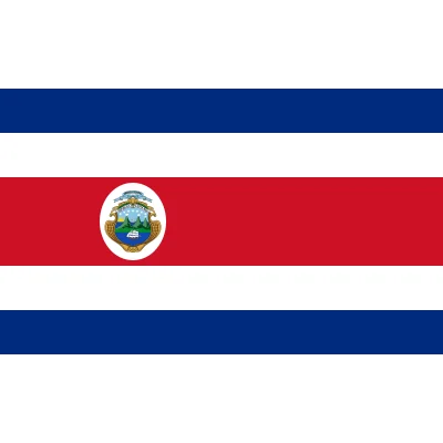 Kostarika (costarica) Masa  Bayrağı