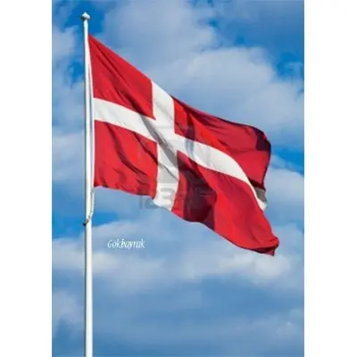 Danimarka Devlet Gönder Bayrağı 70x105