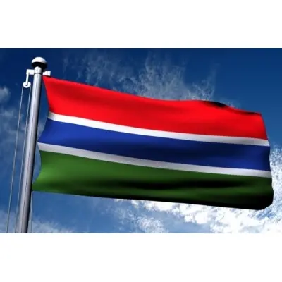 Gambiya Devlet Gönder Bayrağı 70x105