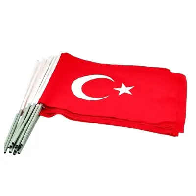 Sopalı Kumaş Türk Bayrağı 30x45 cm