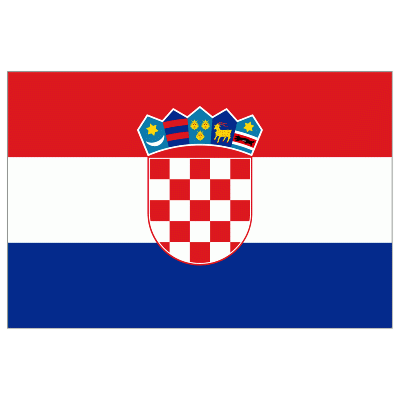 Hırvatistan Masa Bayrağı